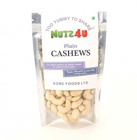 Nuts4U Plain Cashews   Pack  200 grams